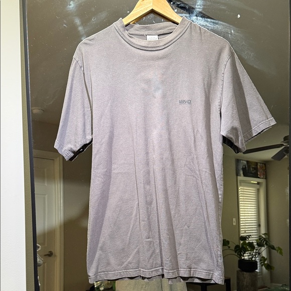 Vintage Versace intensive Charcoal Short Sleeve Tee - Picture 2 of 4